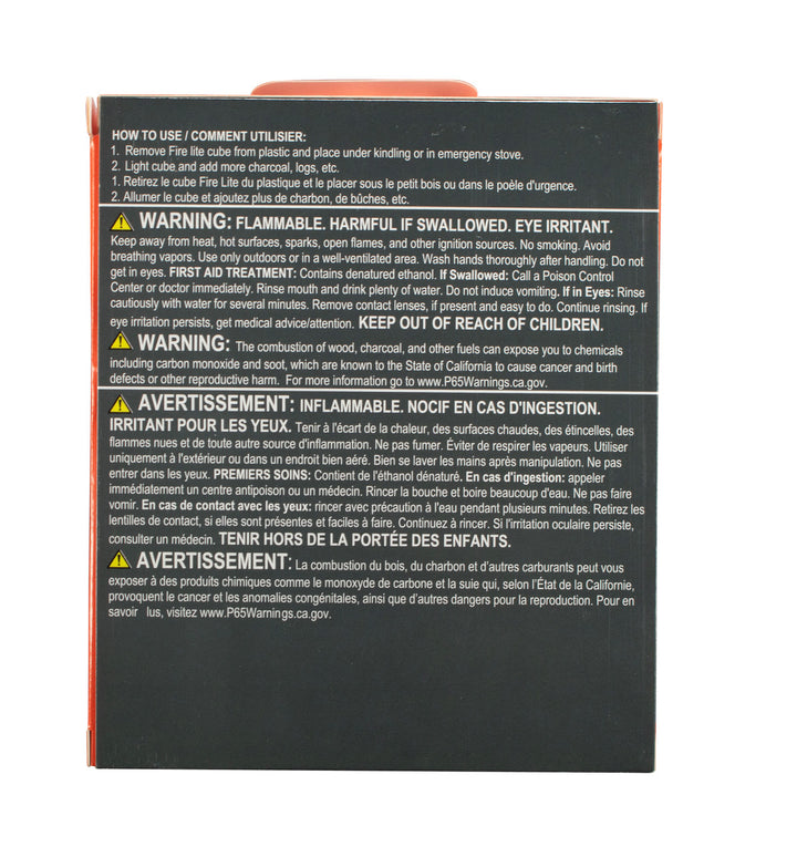 Fire Lite Fuel Cubes in Box