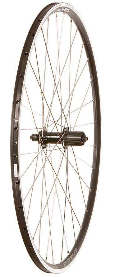 Alex DA22/Shimano RS400 QR Rim Brake Black 700c Rear Wheel