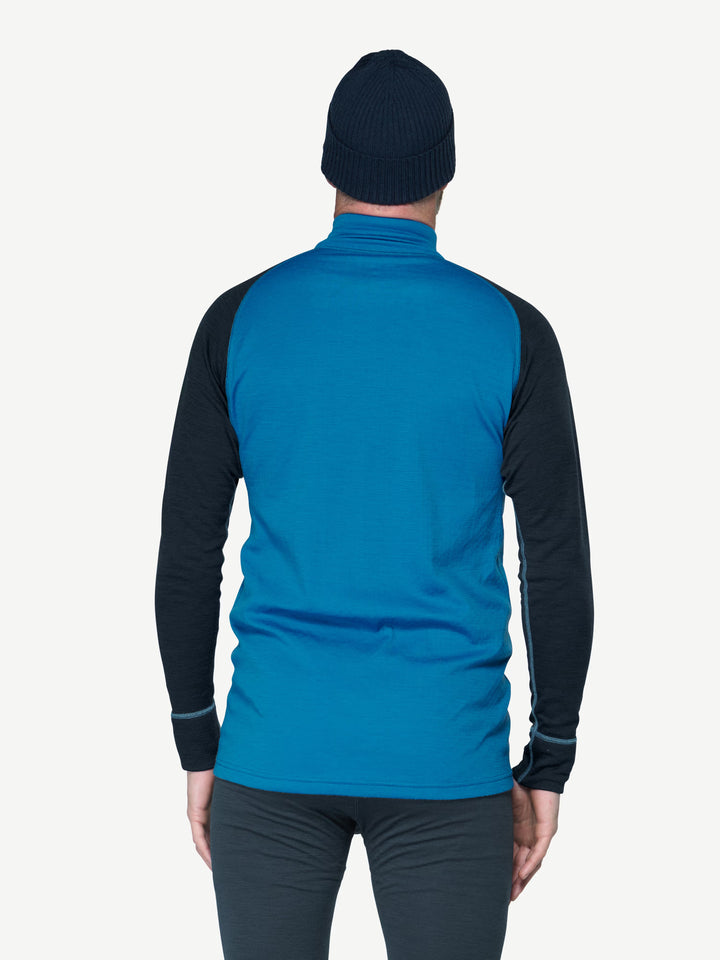 Duo Active Merino 205 Zip Neck Shirt - Long Sleeve - Men's