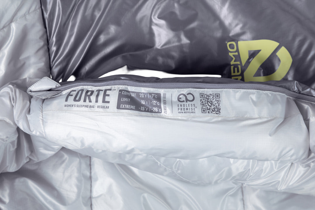 Forte Endless Promise 20 Sleeping Bag (-7C) - Women's