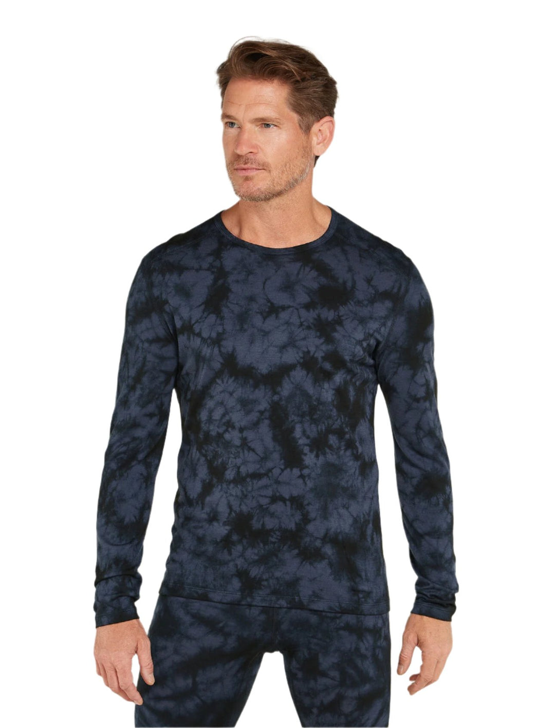 Merino 200 Oasis Long Sleeve Crewe Thermal Top Cloud Dye- Men's