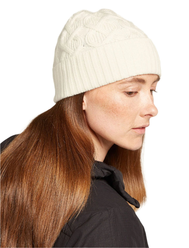 Merino Cable Knit Beanie - Women's