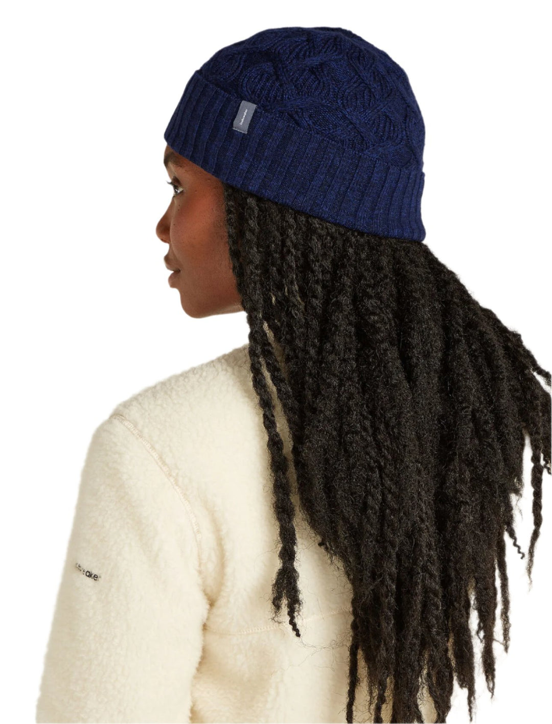 Merino Cable Knit Beanie - Women's