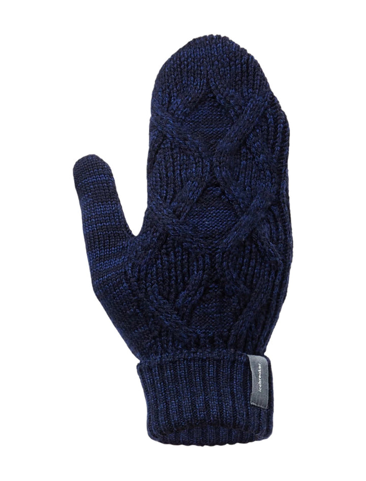 Merino Cable Knit Mittens - Women's