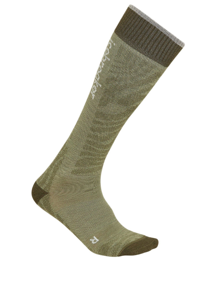 Merino Ski+ Light Over The Calf Socks Mountain Contour - Women's