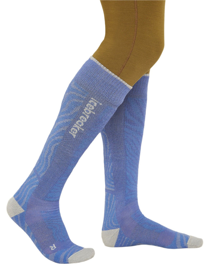 Merino Blend Ski+ Medium Over The Calf Mountain Contour Socks - Men's