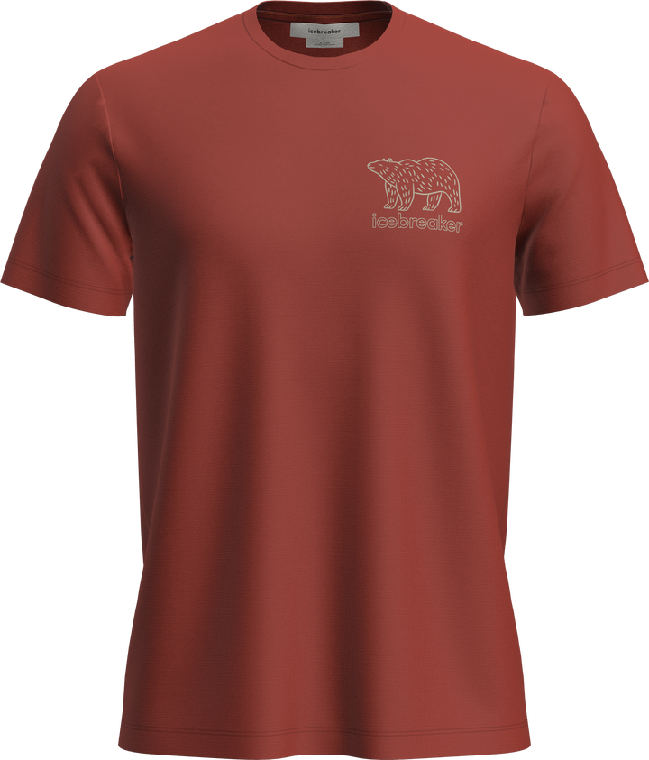 Merino 150 Tech Lite Shirt - Forest Footsteps - Short Sleeve - Men's
