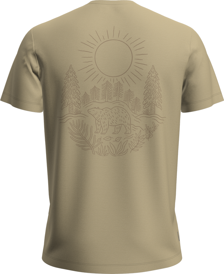 Merino 150 Tech Lite Shirt - Forest Footsteps - Short Sleeve - Men's