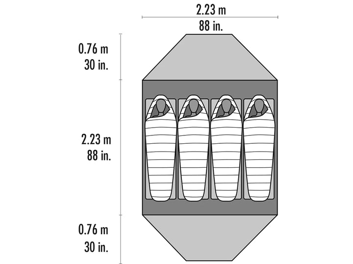 Elixir 4 Tent with Footprint