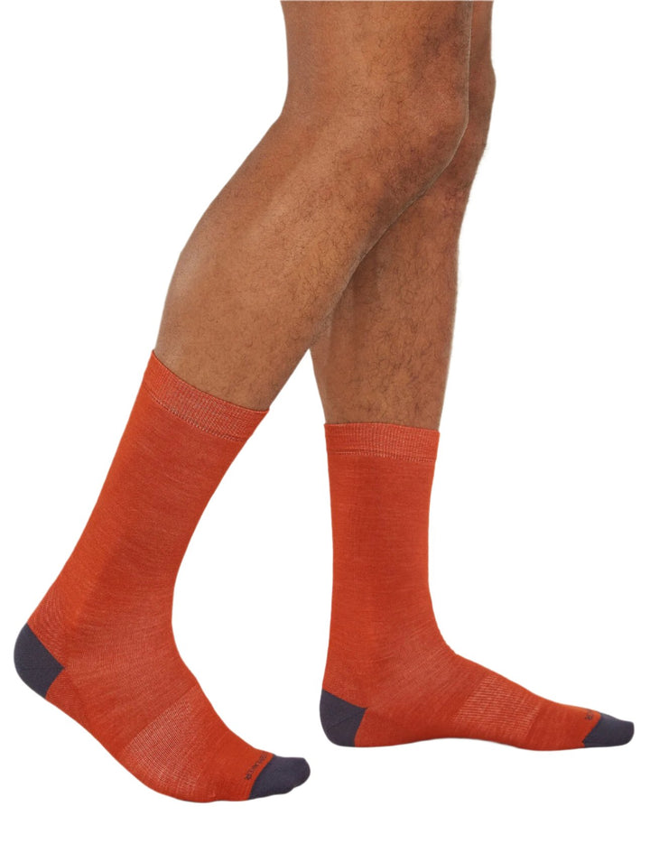 Lifestyle Fine Gauge Crew Socks - Men's