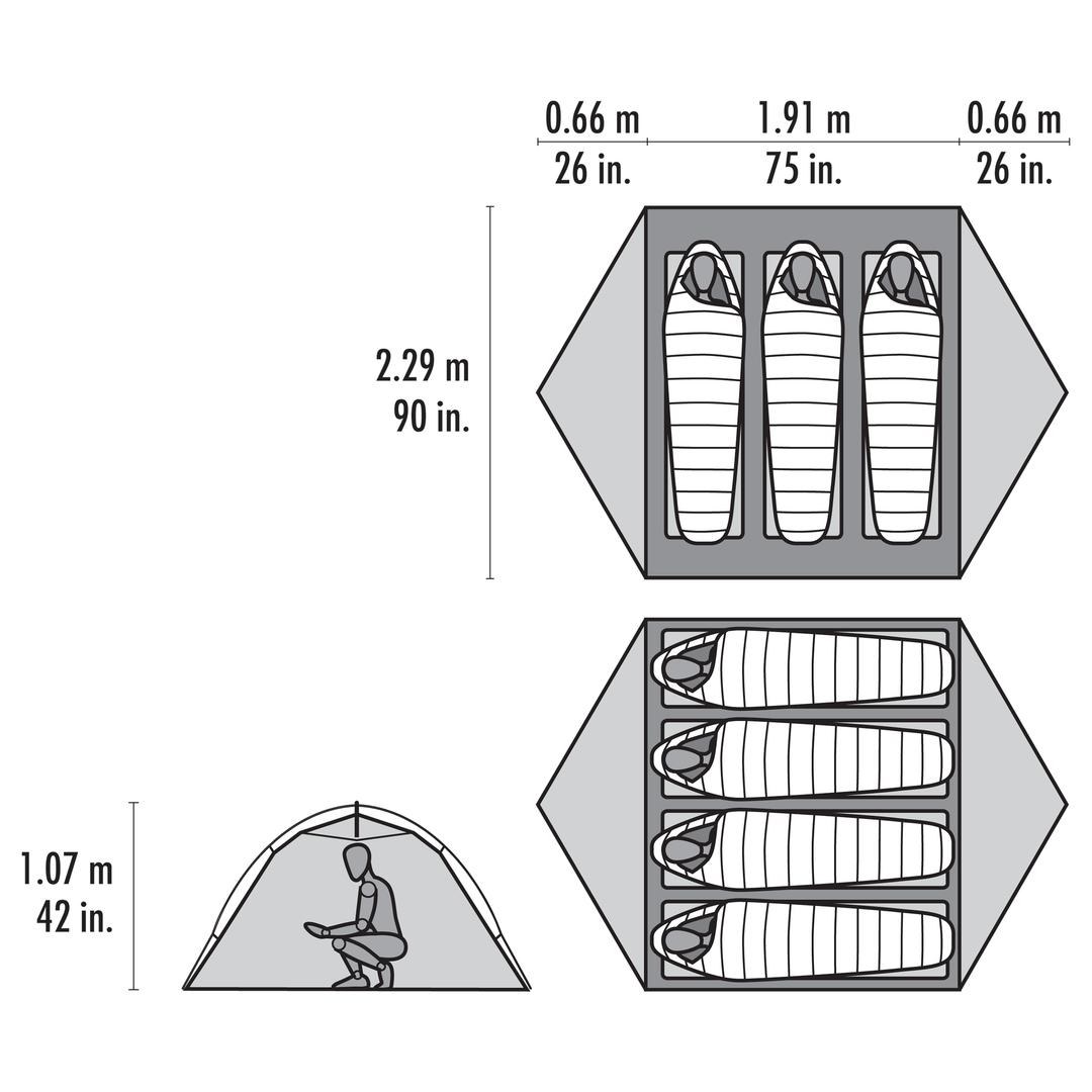 Hubba Hubba HD 3-Person Backpacking Tent