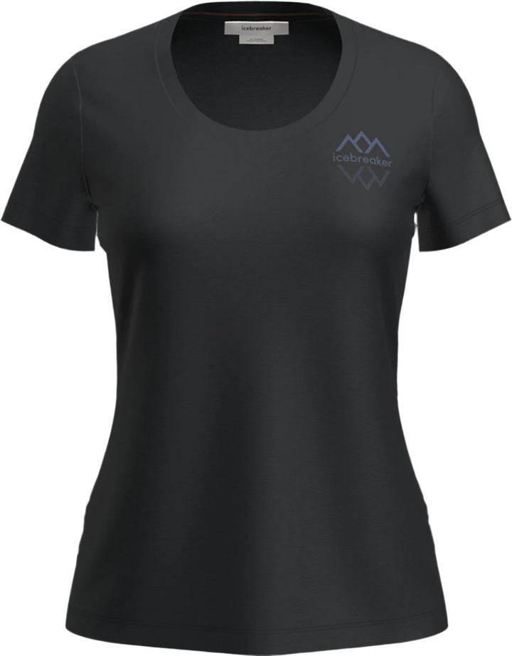 Merino 150 Tech Lite Short Sleeve Scoop Tee Icebreaker Logo Reflections - Women's