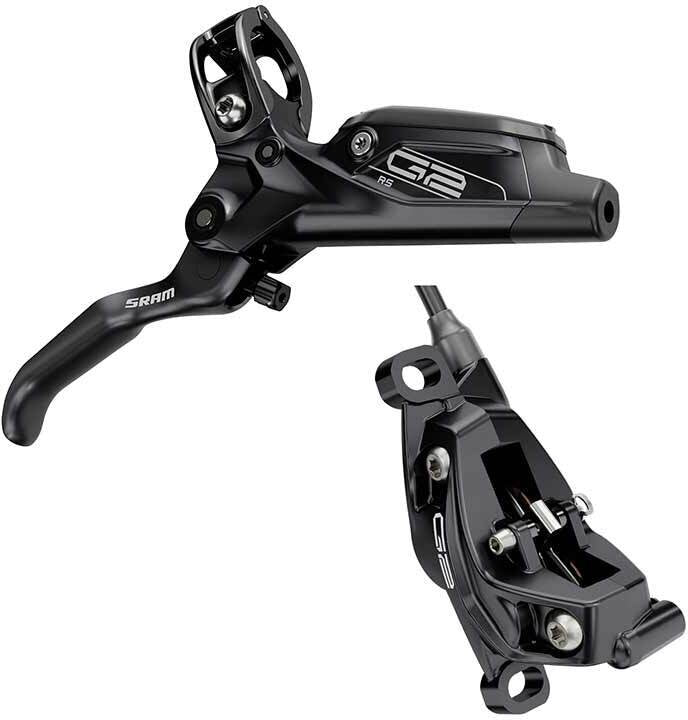 G2 RS Aluminum Post Mount Hydraulic Disc Brake Caliper and Lever