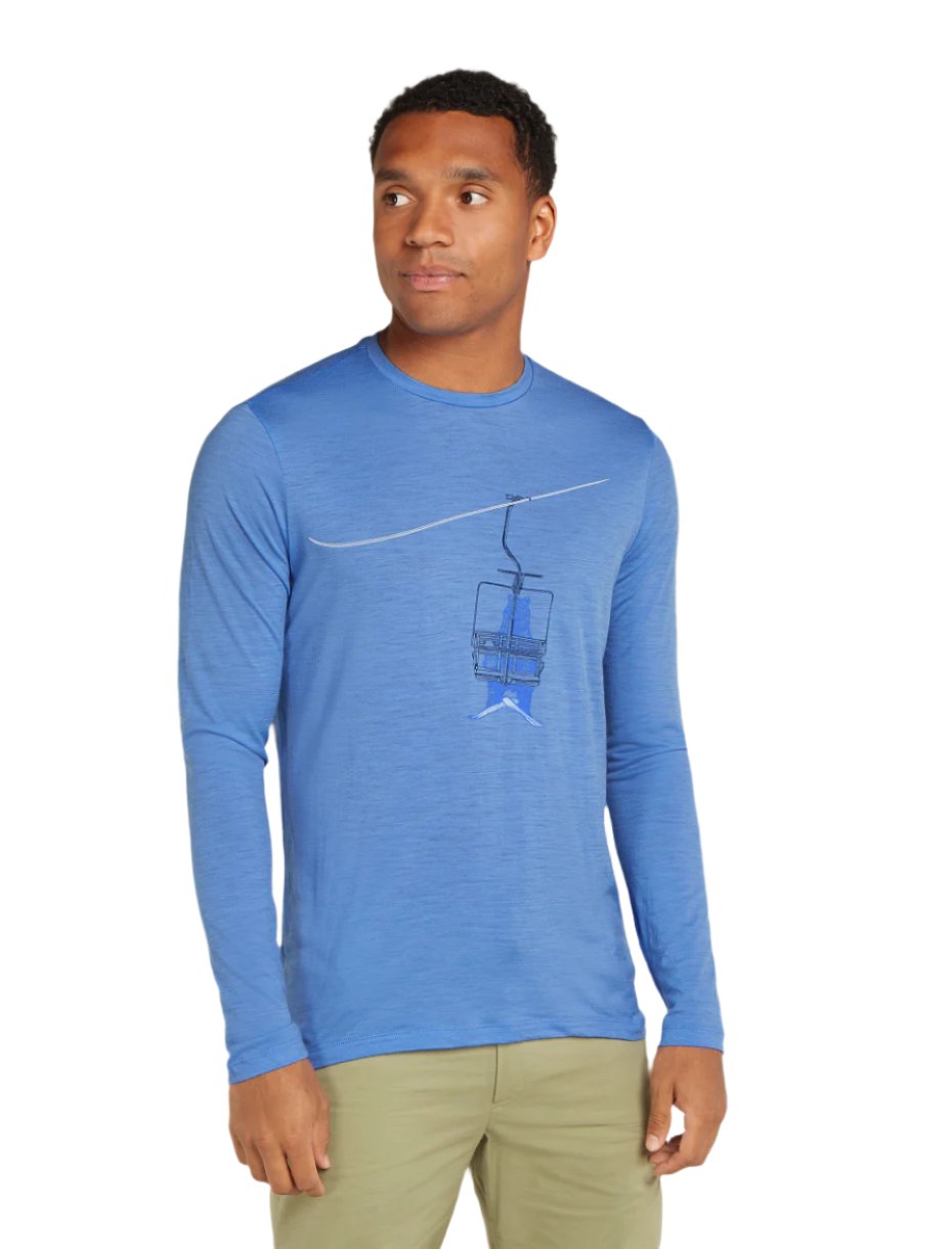 150 Tech Lite Long Sleeve Tee Bear Lift - Men's