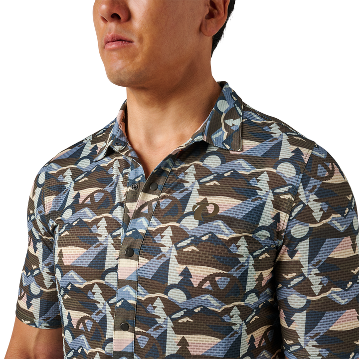 Canyon Tech Snap Jersey - Short Sleeve - Men's