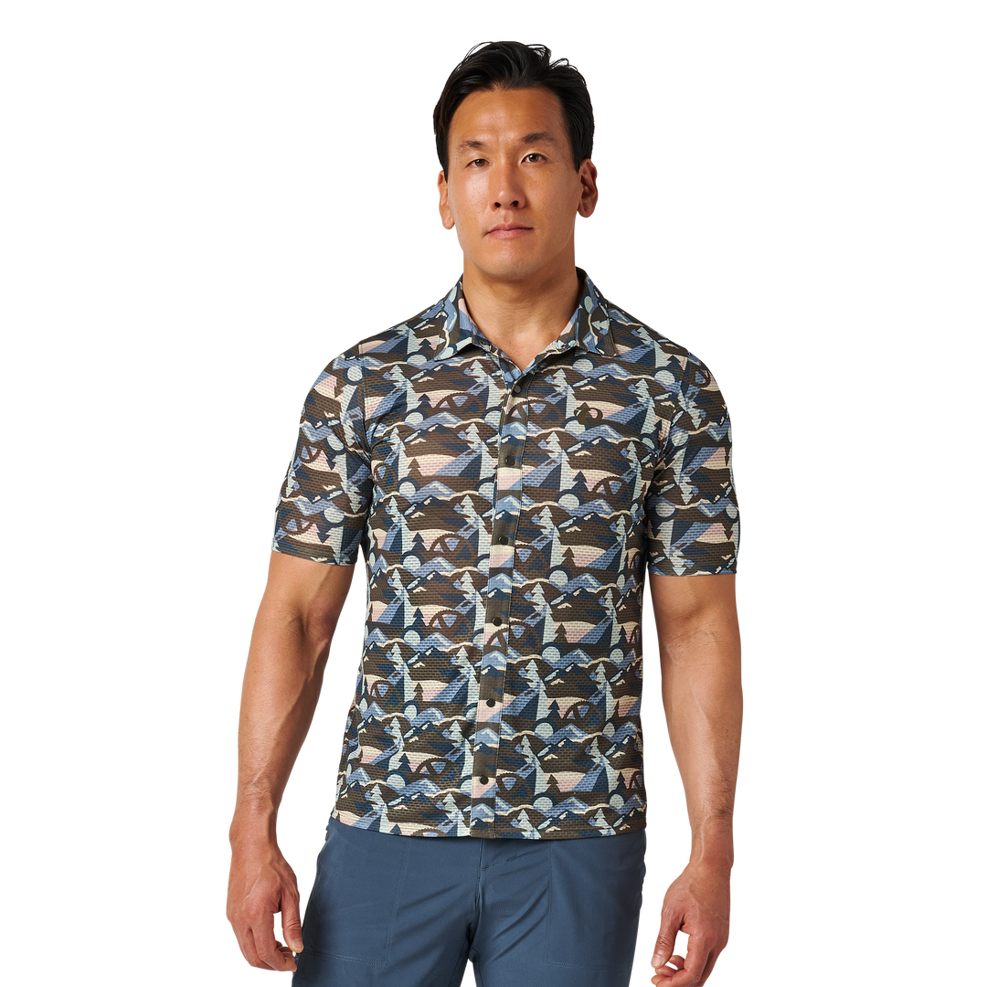 Canyon Tech Snap Jersey - Short Sleeve - Men's