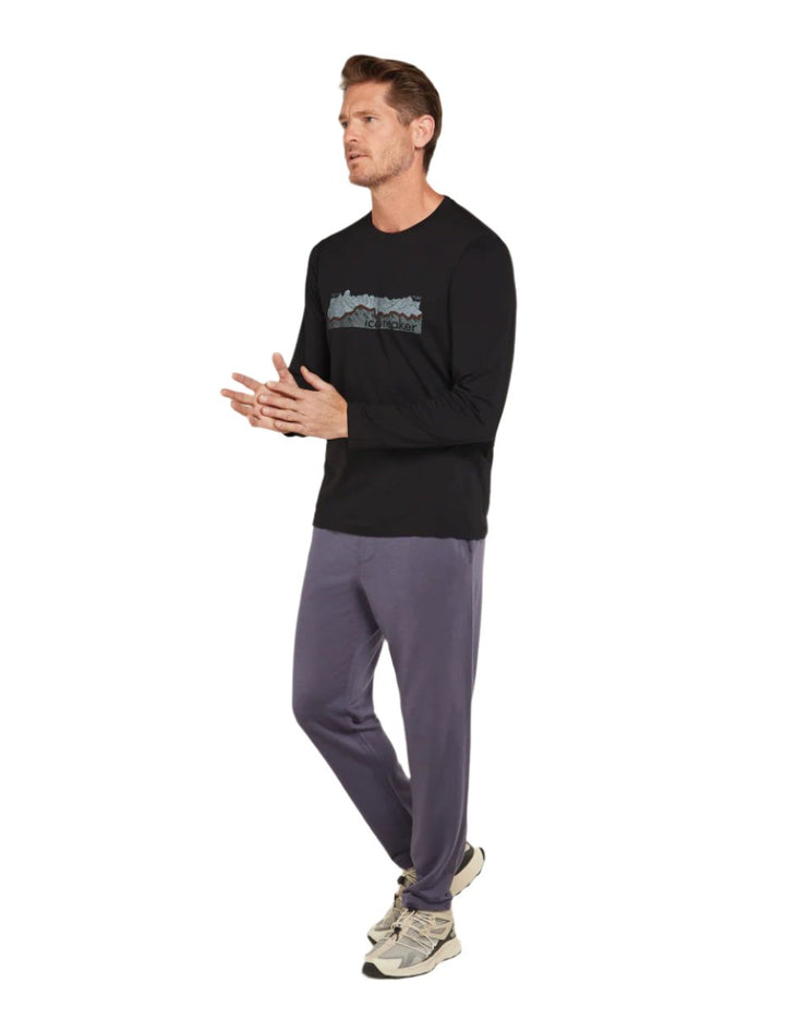 Central Classic Merino Blend Long Sleeve Tee Haute Route - Men's