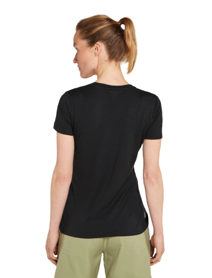 Merino 150 Tech Lite Short Sleeve Scoop Tee Icebreaker Logo Reflections - Women's