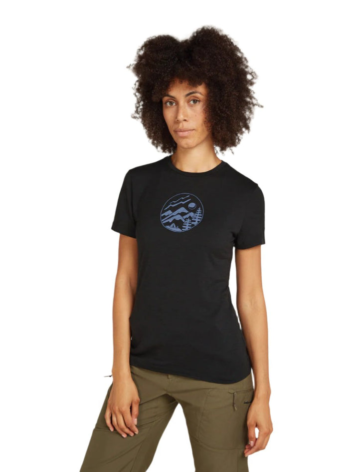 Merino 150 Tech Lite Short Sleeve Tee Camping Circle - Women's