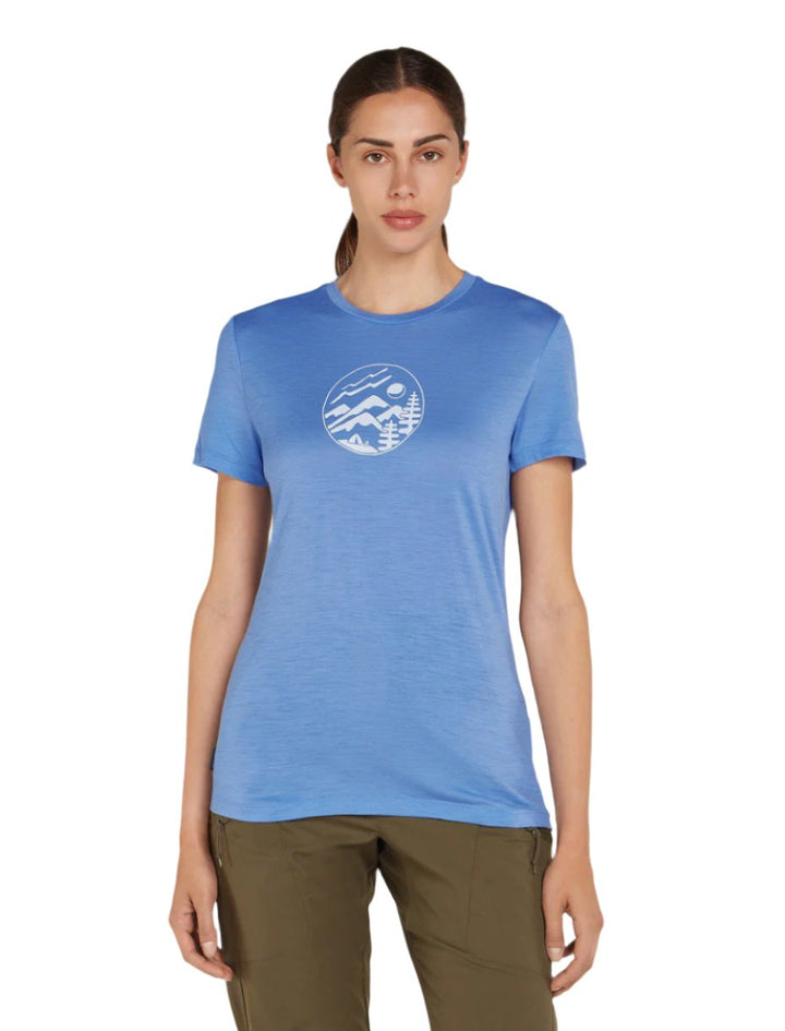 Merino 150 Tech Lite Short Sleeve Tee Camping Circle - Women's