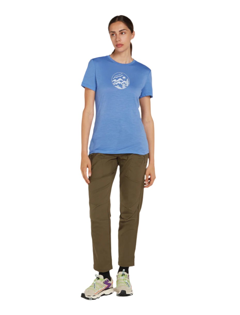 Merino 150 Tech Lite Short Sleeve Tee Camping Circle - Women's