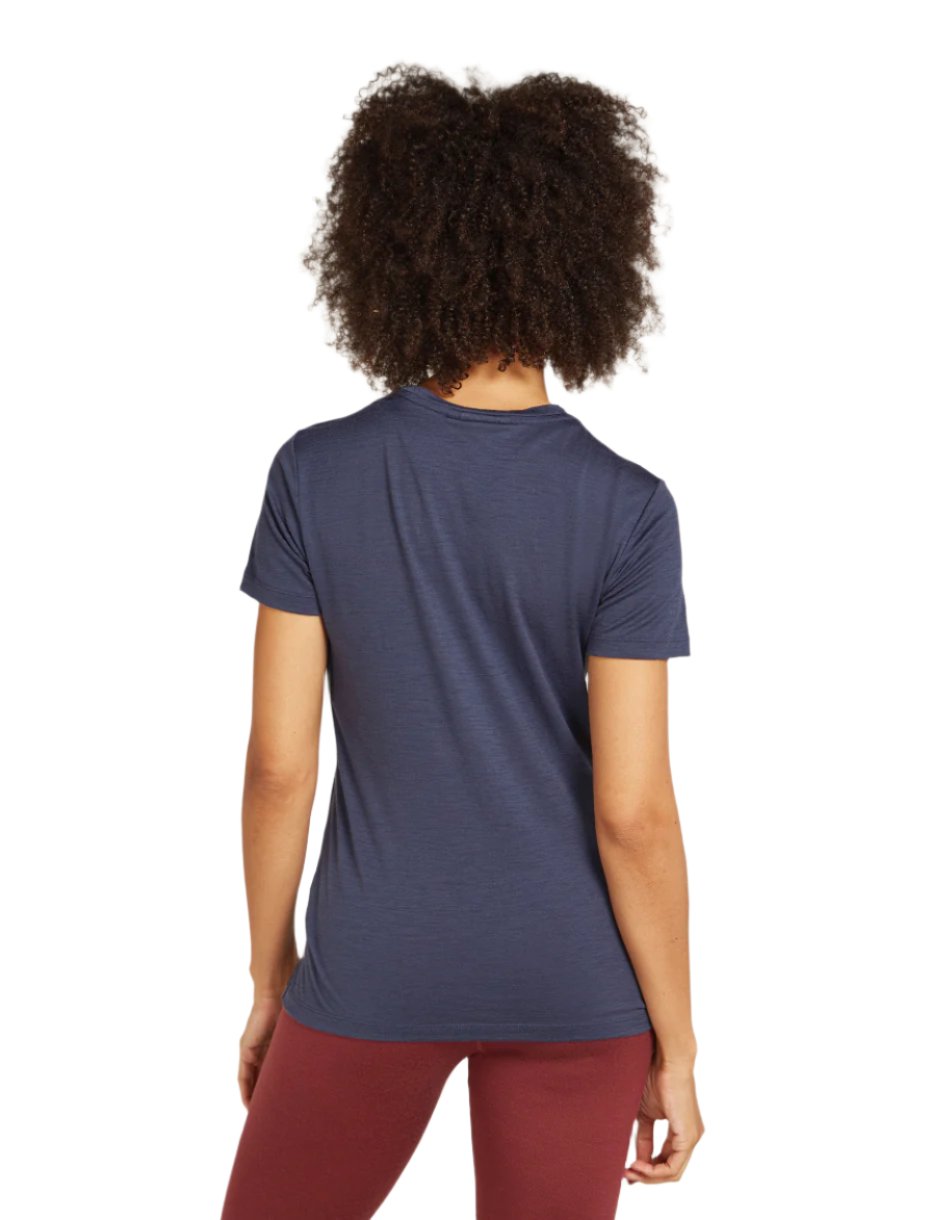 Merino 150 Tech Lite Short Sleeve Tee Camping Lines - Women's