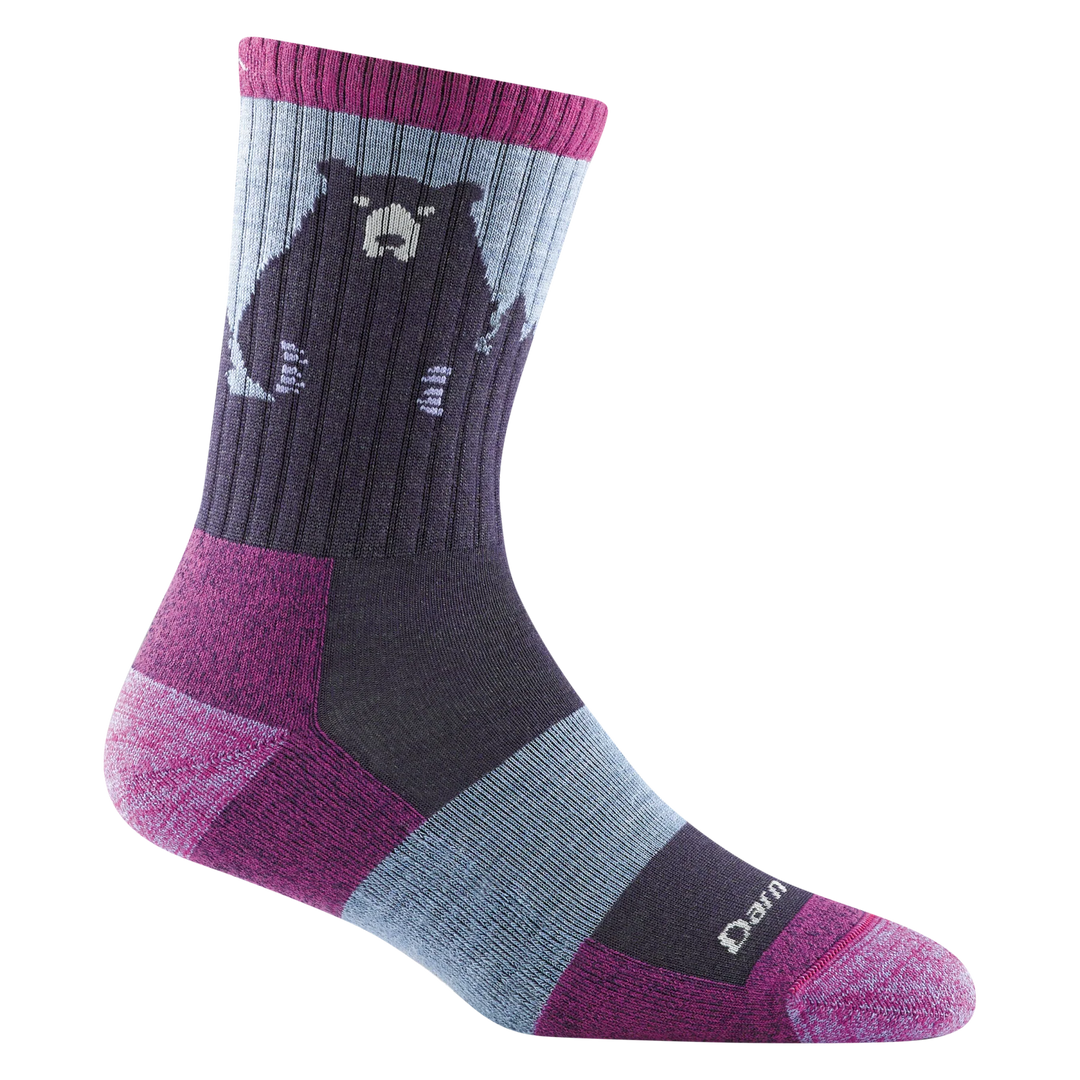 Bear Town Micro Crew Lightweight Hiking Sock - Women's