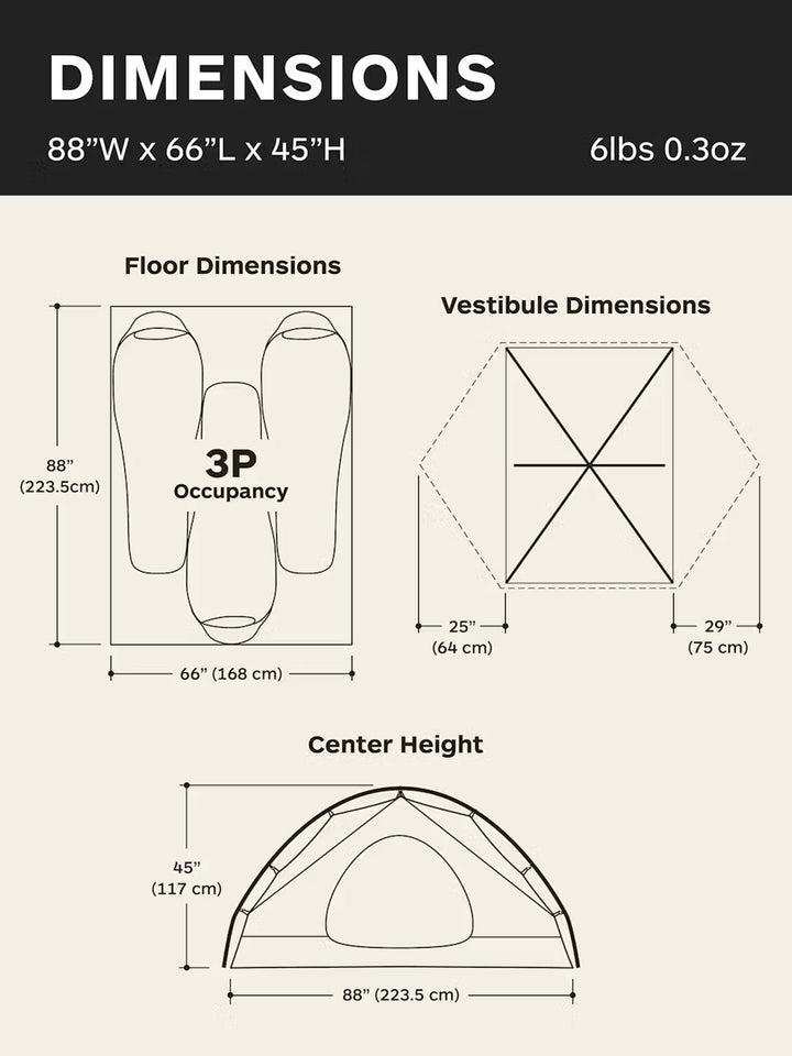 Vapor 3-Person Tent