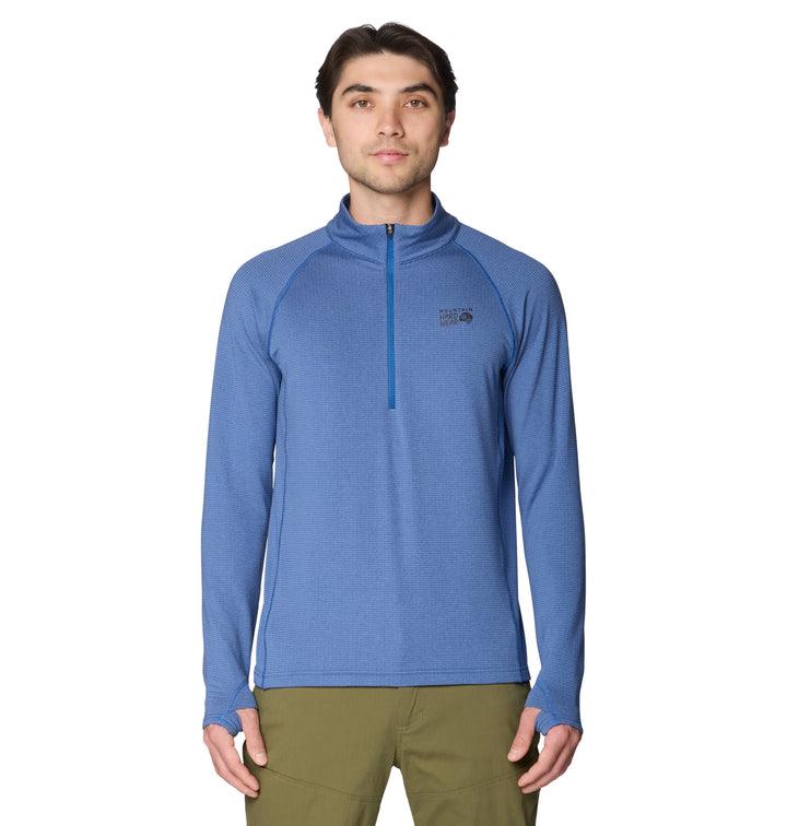 Crater Lake Heavyweight Zip Neck - Long Sleeve - Men's