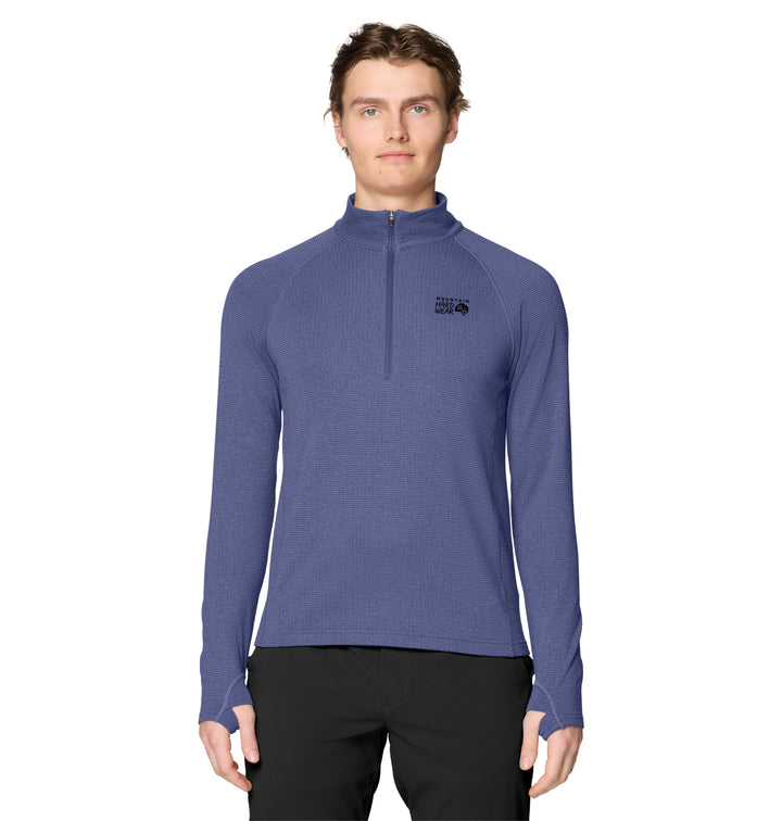 Crater Lake Heavyweight Zip Neck - Long Sleeve - Men's