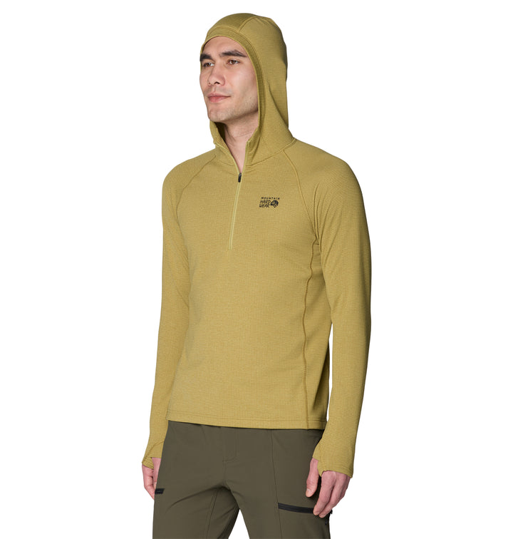 Crater Lake Heavyweight Zip Neck Hooded - Long Sleeve - Men's