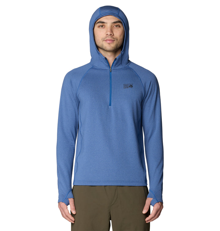 Crater Lake Heavyweight Zip Neck Hooded - Long Sleeve - Men's