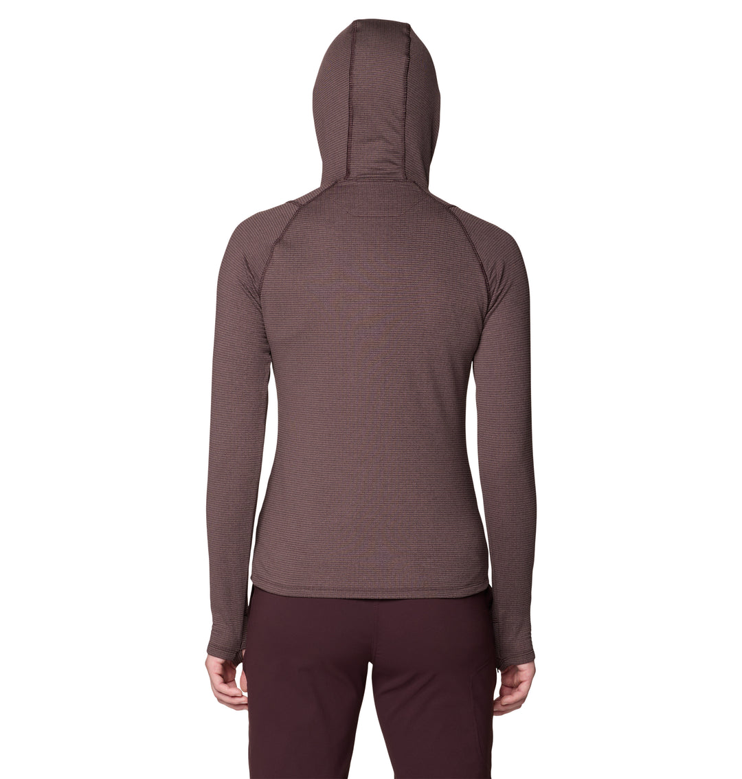 Crater Lake Heavyweight Zip Neck Hooded - Long Sleeve - Women's