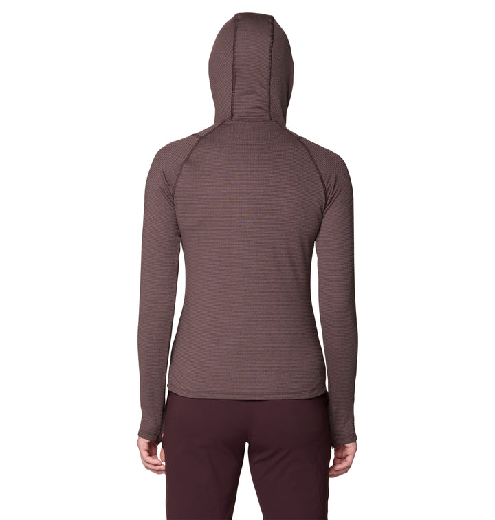 Crater Lake Heavyweight Zip Neck Hooded - Long Sleeve - Women's