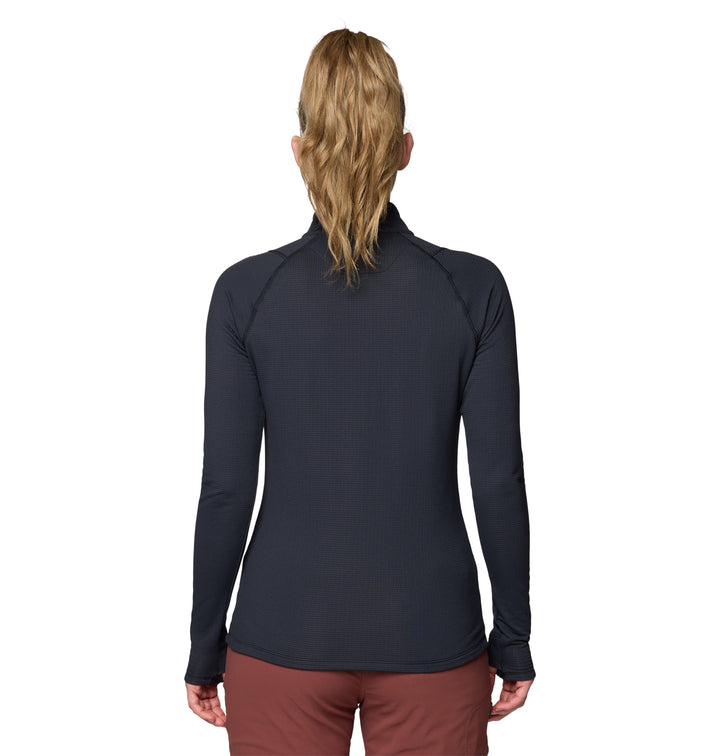 Crater Lake Heavyweight Zip Neck - Long Sleeve - Women's