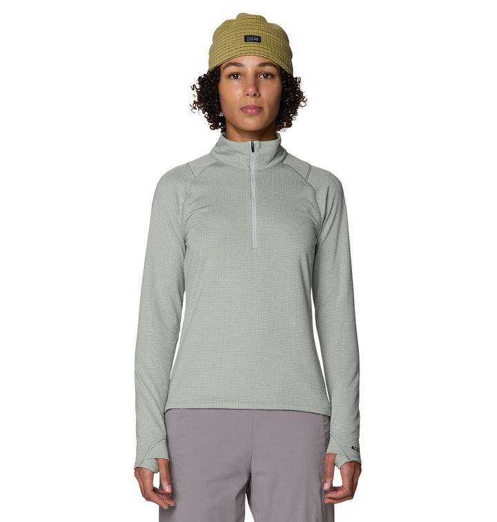 Crater Lake Heavyweight Zip Neck - Long Sleeve - Women's