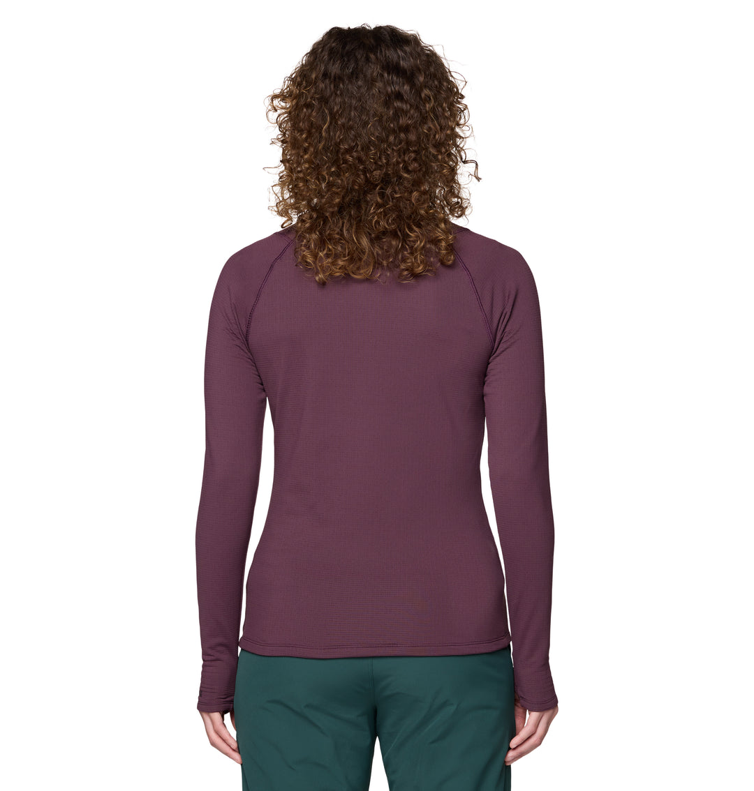Crater Lake Heavyweight Zip Neck - Long Sleeve - Women's