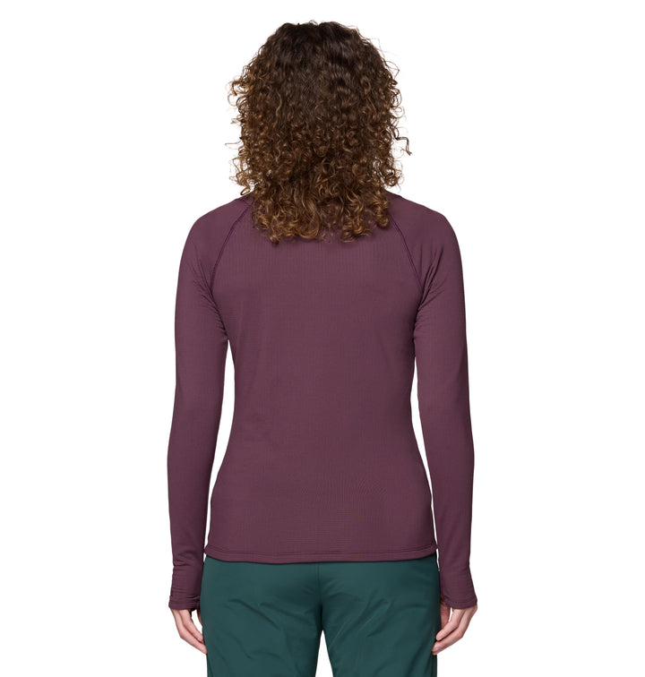 Crater Lake Heavyweight Zip Neck - Long Sleeve - Women's