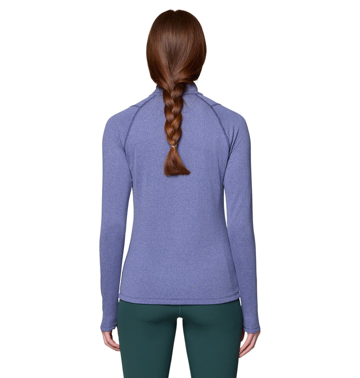 Crater Lake Heavyweight Zip Neck - Long Sleeve - Women's