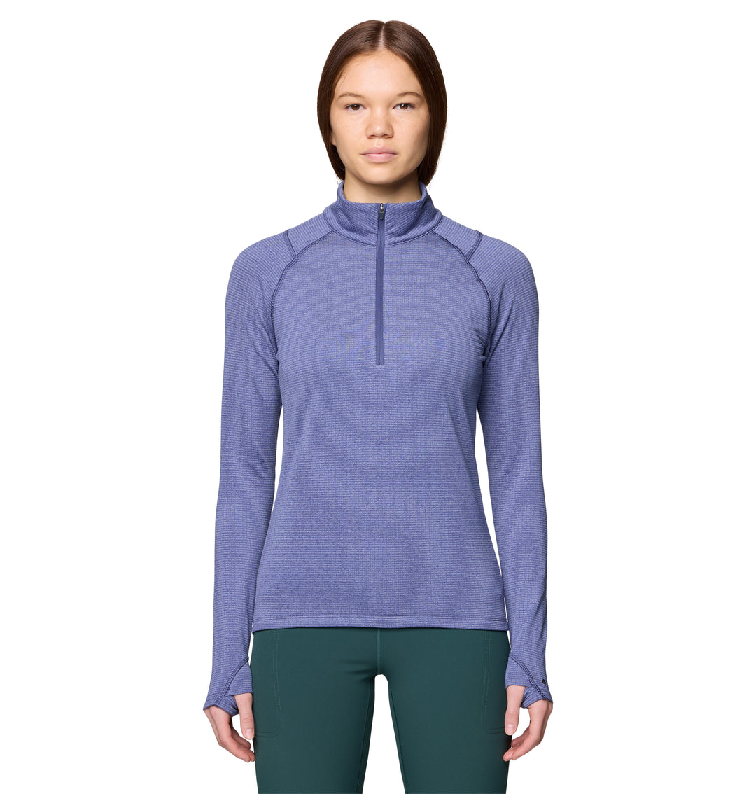 Crater Lake Heavyweight Zip Neck - Long Sleeve - Women's
