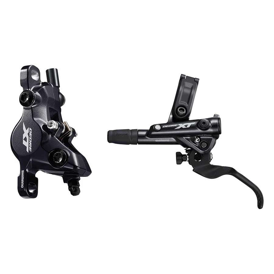 XT M8100 Post Mount Hydraulic Disc Brake Caliper and Lever