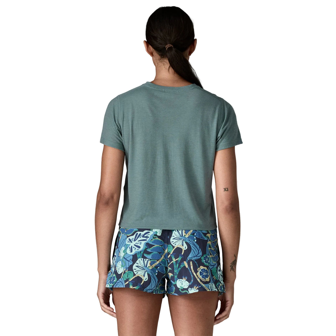 Capilene Cool Trail Cropped Shirt - Short Sleeve - Women's