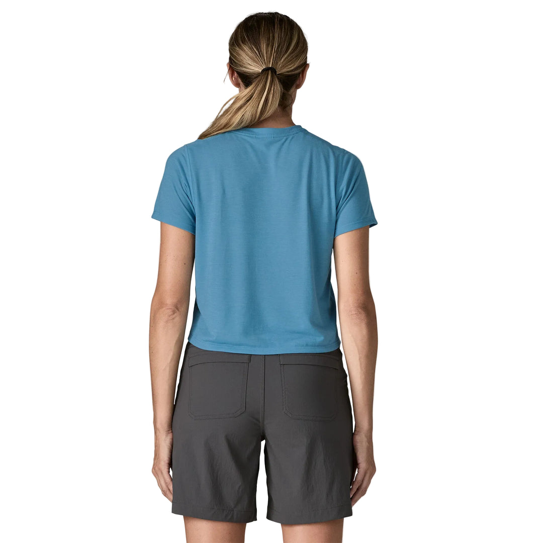 Capilene Cool Trail Cropped Shirt - Short Sleeve - Women's
