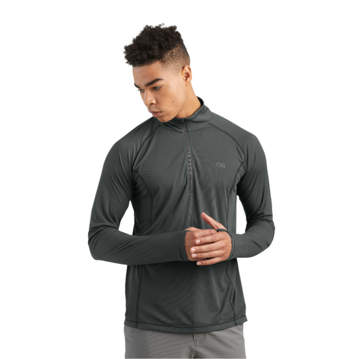 Echo Zip Neck - Long Sleeve - Men's