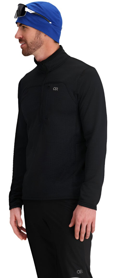 Vigor Grid Fleece Half Zip - Men's