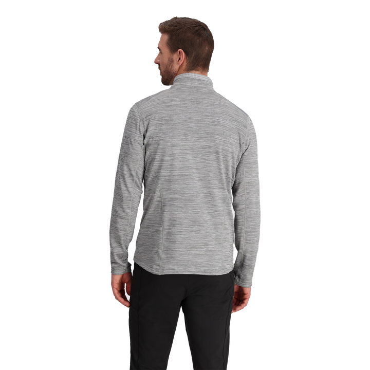 Vigor Grid Fleece Zip Neck - Long Sleeve - Men's