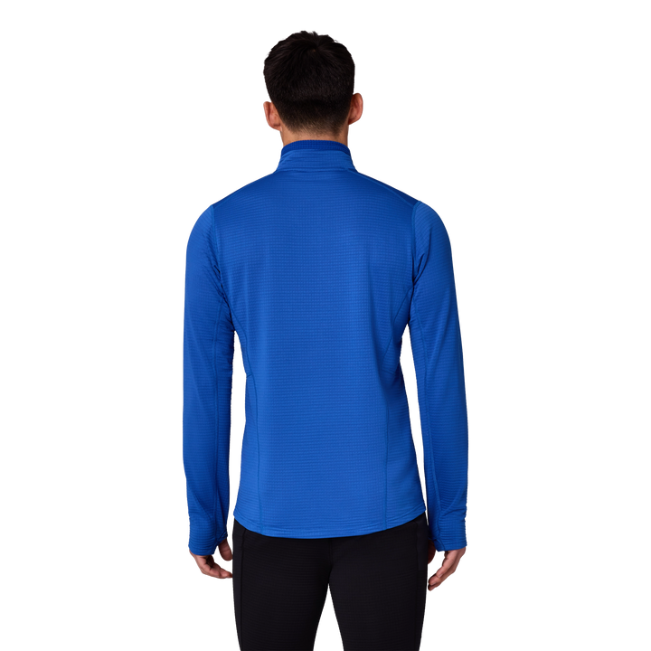 Vigor Grid Fleece Zip Neck - Long Sleeve - Men's