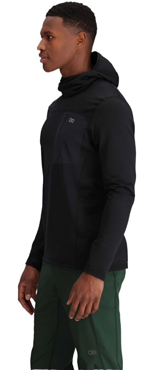 Vigor Grid Fleece Pull-Over Hoody - Men's