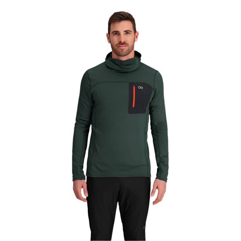 Vigor Grid Fleece Pull-Over Hoody - Men's