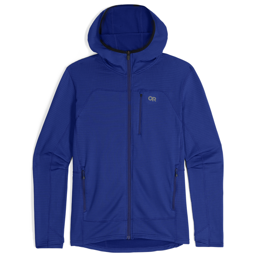 Vigor Grid Fleece Full Zip Hoodie - Men's